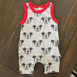 NWOT Finn + Emma Mickey Tank Romper 9-12 Month
